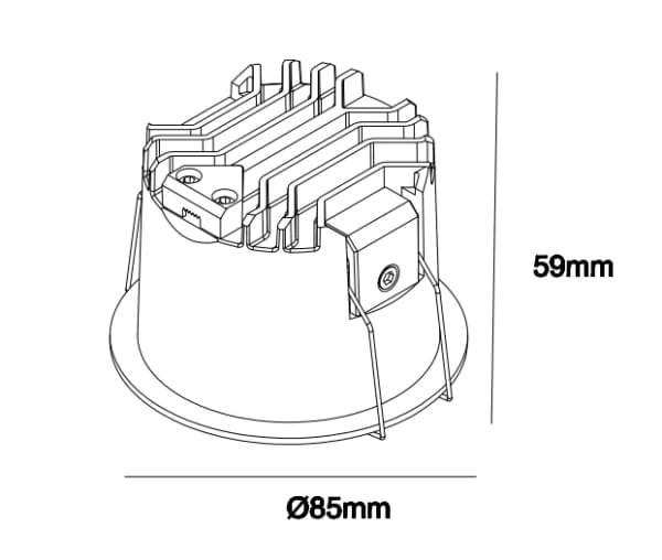 Decorative Hotel Downlight , Color Adjustable Round Downlight , Retrofit Energy Downlight Supplier | Sincerelux